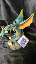 Load image into Gallery viewer, Medieval Legends Two Headed Dragon Figurine Gothic Fantasy Statue