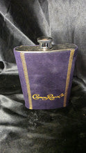 Load image into Gallery viewer, Crown Royal Purple Suede Stainless Steel 8oz Hip Flask