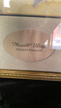Load image into Gallery viewer, Thomas Kinkade Moonlit Village Framed Print w COA 21x18