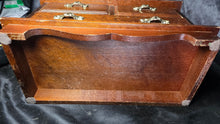 Load image into Gallery viewer, Vintage Wooden Jewelry Armoire Cabinet Chest With Multiple Drawers