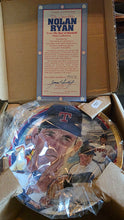 Load image into Gallery viewer, The Incredible Nolan Ryan Collector Plate with COA & Original Box