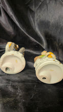 गैलरी व्यूवर में इमेज लोड करें, Vintage Hand-Painted Bisque Porcelain Elderly Couple Figurine Set – Peasant Man & Woman
