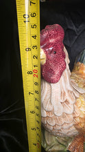 Cargar imagen en el visor de la galería, 1999 CBK Ltd Hand-Painted Ceramic Rooster Farmhouse Kitchen Decor Figurine