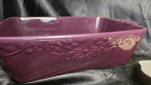 Load image into Gallery viewer, Savino Designs Aubergine Stoneware Baking Dish Set with Loaf Pan & Ramekins