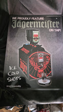 Load image into Gallery viewer, Jägermeister On Tap Metal Bar Advertising Sign
