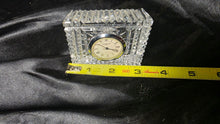 Load image into Gallery viewer, Waterford Crystal Desk Clock Cut Crystal Quartz Mantel Clock Japan