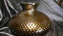 Load image into Gallery viewer, Vintage Amber Hobnail Glass Replacement Lamp Shade Globe Hurricane Parlor Oil Lamp