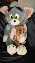 Load image into Gallery viewer, Vintage Tom & Jerry Plush by Presents Division of Hamilton Gifts – Large 17" Tom Holding Jerry