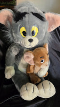 Load image into Gallery viewer, Vintage Tom & Jerry Plush by Presents Division of Hamilton Gifts – Large 17" Tom Holding Jerry