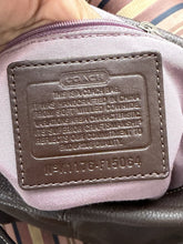 Cargar imagen en el visor de la galería, Coach F15064 Brown Pebbled Leather Convertible Duffle Hobo Shoulder Bag
