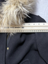 将图片加载到图库查看器,J.Crew Chateau Parka Italian Stadium-Cloth Wool Coat Black Women's Size 10