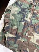 将图片加载到图库查看器,Vintage US Military M65 Cold Weather Field Jacket Woodland Camo Propper 2XL