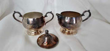 Load image into Gallery viewer, Vintage Oneida Silversmith Sugar and Creamer Set