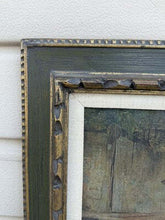 Load image into Gallery viewer, Thomas Le Clear “Buffalo Newsboy” — Vintage 1954 Licensed Giclée Framed Canvas