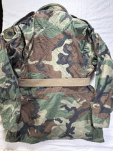 将图片加载到图库查看器,Vintage US Military M65 Cold Weather Field Jacket Woodland Camo Propper 2XL