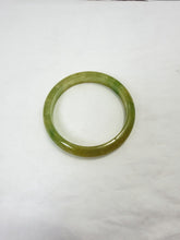 Load image into Gallery viewer, Natural Grade Green and Yellow Jadeite Jade Bangle Bracelet