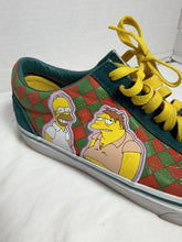 Load image into Gallery viewer, The Simpsons x Vans Old Skool Moe's Tavern Green Suede Sneakers Size 10