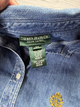 Load image into Gallery viewer, Vintage Lauren Jeans Co Ralph Lauren Denim Shirt 2X 100% Cotton Blue