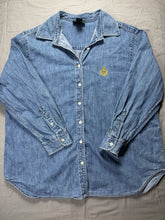 Load image into Gallery viewer, Vintage Lauren Jeans Co Ralph Lauren Denim Shirt 2X 100% Cotton Blue