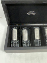Load image into Gallery viewer, Vintage Things Remembered Pewter Shot Glass Set of 4 Prost Cheers Skål