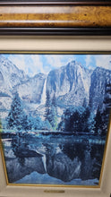 Load image into Gallery viewer, Christine White Loberg Yosemite Falls Winter's Reward LE Print 12/100 Framed