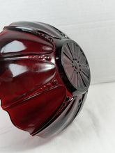 Load image into Gallery viewer, Vintage Anchor Hocking Royal Ruby Oyster & Pearl Bowl & Underplate Set