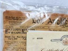 Load image into Gallery viewer, August 27, 1929 Los Angeles Times Newspaper w/ COA Pre-Crash Historic Issue