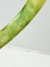Load image into Gallery viewer, Natural Grade Green and Yellow Jadeite Jade Bangle Bracelet