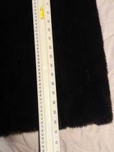 Cargar imagen en el visor de la galería, Vintage Grandella II by Sportowne Black Plush Faux Fur Coat Women's Classic