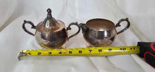 Load image into Gallery viewer, Vintage Oneida Silversmith Sugar and Creamer Set