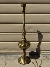 Load image into Gallery viewer, Vintage 1950s Rembrandt Masterpiece Brass Globe Table Lamp Hollywood Regency