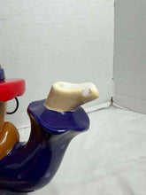 Load image into Gallery viewer, Vintage Red Hat Society Lady Ceramic Teapot with Red Beaded Necklace