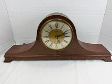 Load image into Gallery viewer, Antique Hammond Bichronous Electric Art Deco Wooden Mantel Clock Tested