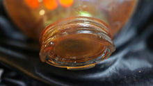 Load image into Gallery viewer, Antique 1920s Marigold Iridescent Stretch Glass 10 Inch Console Centerpiece Bowl