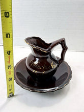 Load image into Gallery viewer, Vintage Winchester Mystery House Ceramic Miniature Pitcher Basin Set Japan
