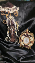 Load image into Gallery viewer, Vintage Victorian Style Dress Form Jewelry Holder & Matching Vanity Frame Set