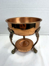 Load image into Gallery viewer, Vintage Princess House Copper Brass Coffee Tea Carafe Warming Stand