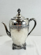 Charger l'image dans la galerie, Vintage Silverplate Coffee Pot Victorian Style Footed Silver on Copper USA