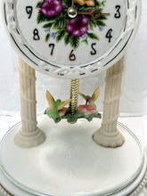गैलरी व्यूवर में इमेज लोड करें, Avon Exclusive 2002 Weighted Tabletop Hummingbird Anniversary Clock