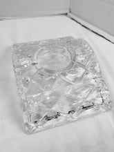 Load image into Gallery viewer, Vintage 24% Lead Crystal Mantel Clock Replacement Base Housing Taiwan