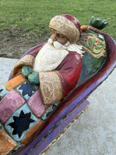 Charger l'image dans la galerie, 2004 Jim Shore Heartwood Creek Delivering Joy Santa Sleigh Figurine Enesco