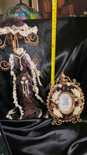 Load image into Gallery viewer, Vintage Victorian Style Dress Form Jewelry Holder & Matching Vanity Frame Set
