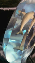 Load image into Gallery viewer, Robert Wyland Light In The Sea Sculpture Dolphin Love 377/950