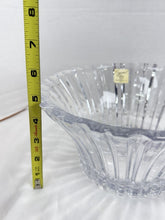 गैलरी व्यूवर में इमेज लोड करें, Studio Nova "Balmore" Vintage Ribbed Lead Crystal Hostess Serving Bowl