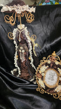 Load image into Gallery viewer, Vintage Victorian Style Dress Form Jewelry Holder & Matching Vanity Frame Set