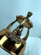 Load image into Gallery viewer, Vintage Princess House Copper Brass Coffee Tea Carafe Warming Stand