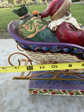 Charger l'image dans la galerie, 2004 Jim Shore Heartwood Creek Delivering Joy Santa Sleigh Figurine Enesco