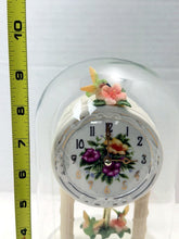 गैलरी व्यूवर में इमेज लोड करें, Avon Exclusive 2002 Weighted Tabletop Hummingbird Anniversary Clock