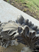 Load image into Gallery viewer, Vintage Large Baroque Rococo Resin 5 Light Candelabra Silver Ornate Centerpiece