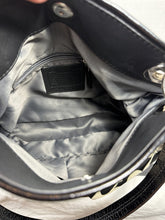 Load image into Gallery viewer, COACH Ashley F17599 Black Gray Signature Jacquard Crossbody Shoulder Bag